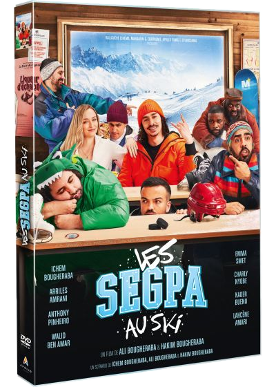 DVD-hoes van 'Les Segpa au Ski' met een groep mensen in een skioord.