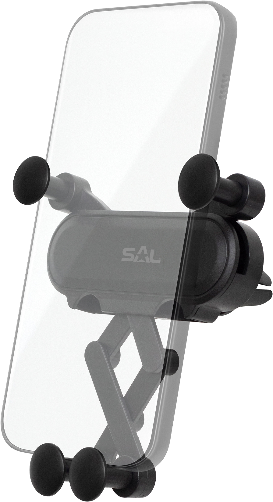 SAL Autós mobiltartó, gravitációs, szellőzőre (SA064)
