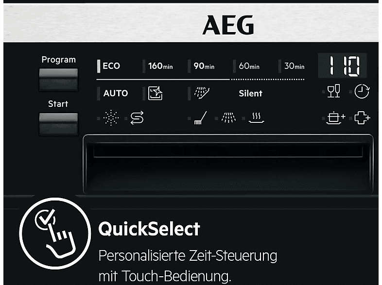 Thumbnail - AEG FES7574APM Geschirrspüler (teilintegrierbar, 596 mm breit, 44 dB (A), B)