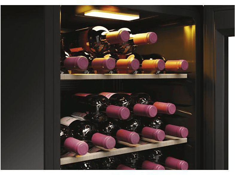 Haier HWS34GGH1 Weinklimaschrank (90 l, 140 kWh, EEK: G, Schwarz, Anzahl Flaschen: 34) — Foto 3 von 5