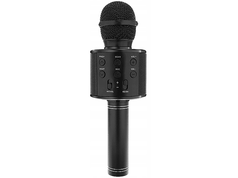 Фото - Мікрофон IZOXIS Mikrofon karaoke IZOXIS Czarny Bluetooth, Głośnik