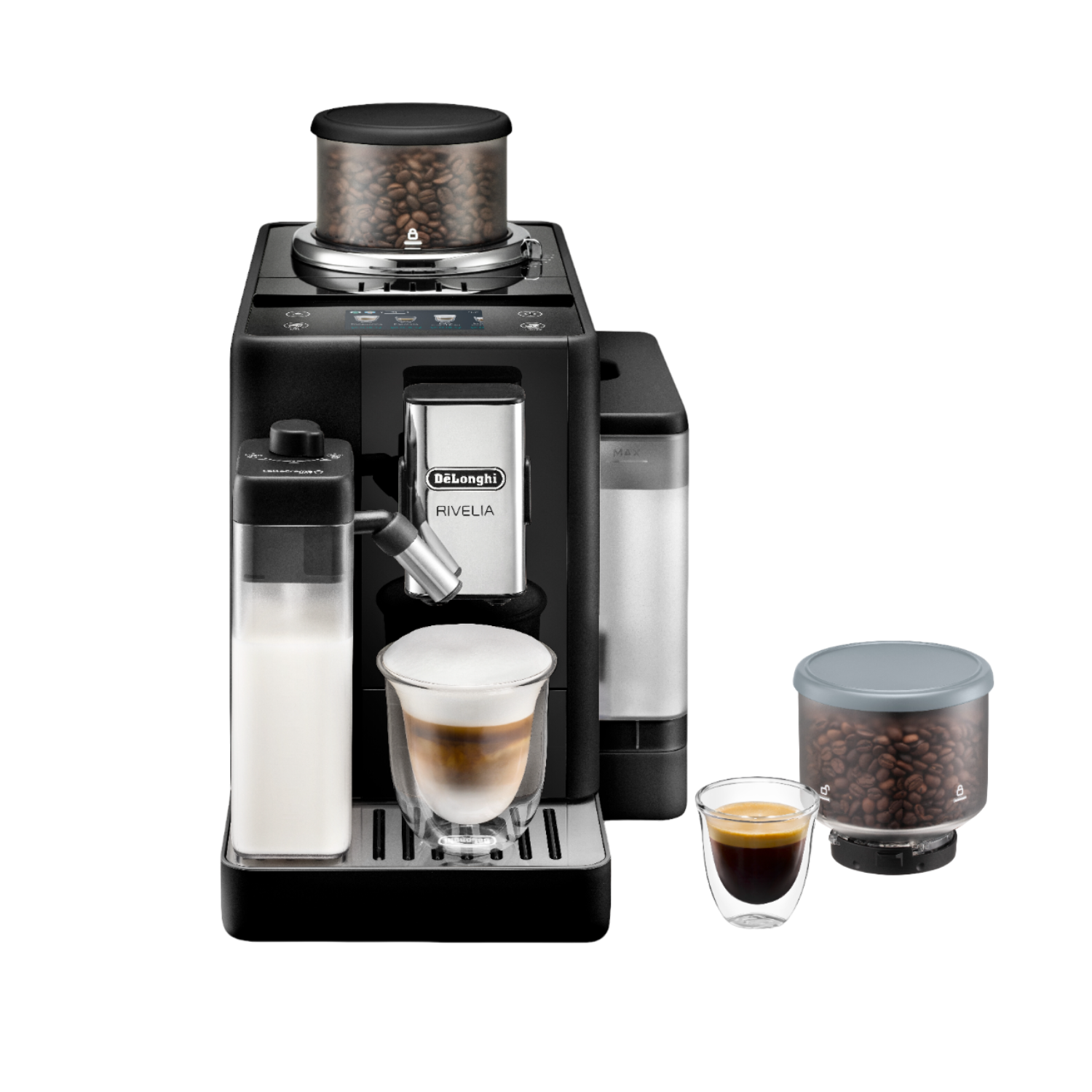 De Longhi Rivelia Exam440.55.b Volautomatische Espressomachine Zwart