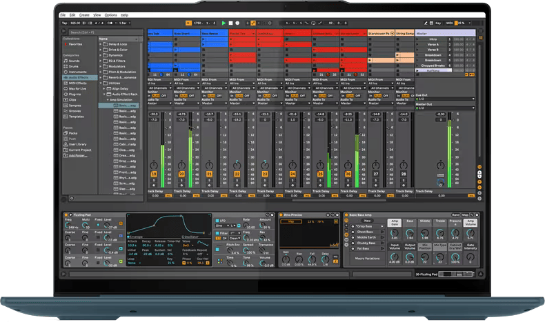 LENOVO Yoga Pro 7 14AHP9 83E3001XHV Kék Laptop (14,5" 2.5k/Ryzen7/16GB/512 GB SSD/Win11H)