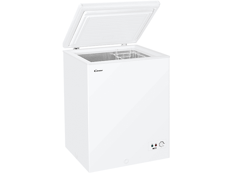 Congelador horizontal - Candy Artico CCHH 145, 137 l, 84.5 cm, Cesto, Tirador integrado, Blanco