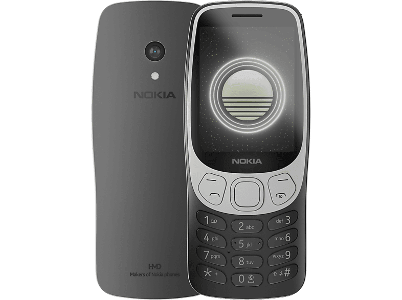 NOKIA 3210 Mobiltelefon, Grunge Black
