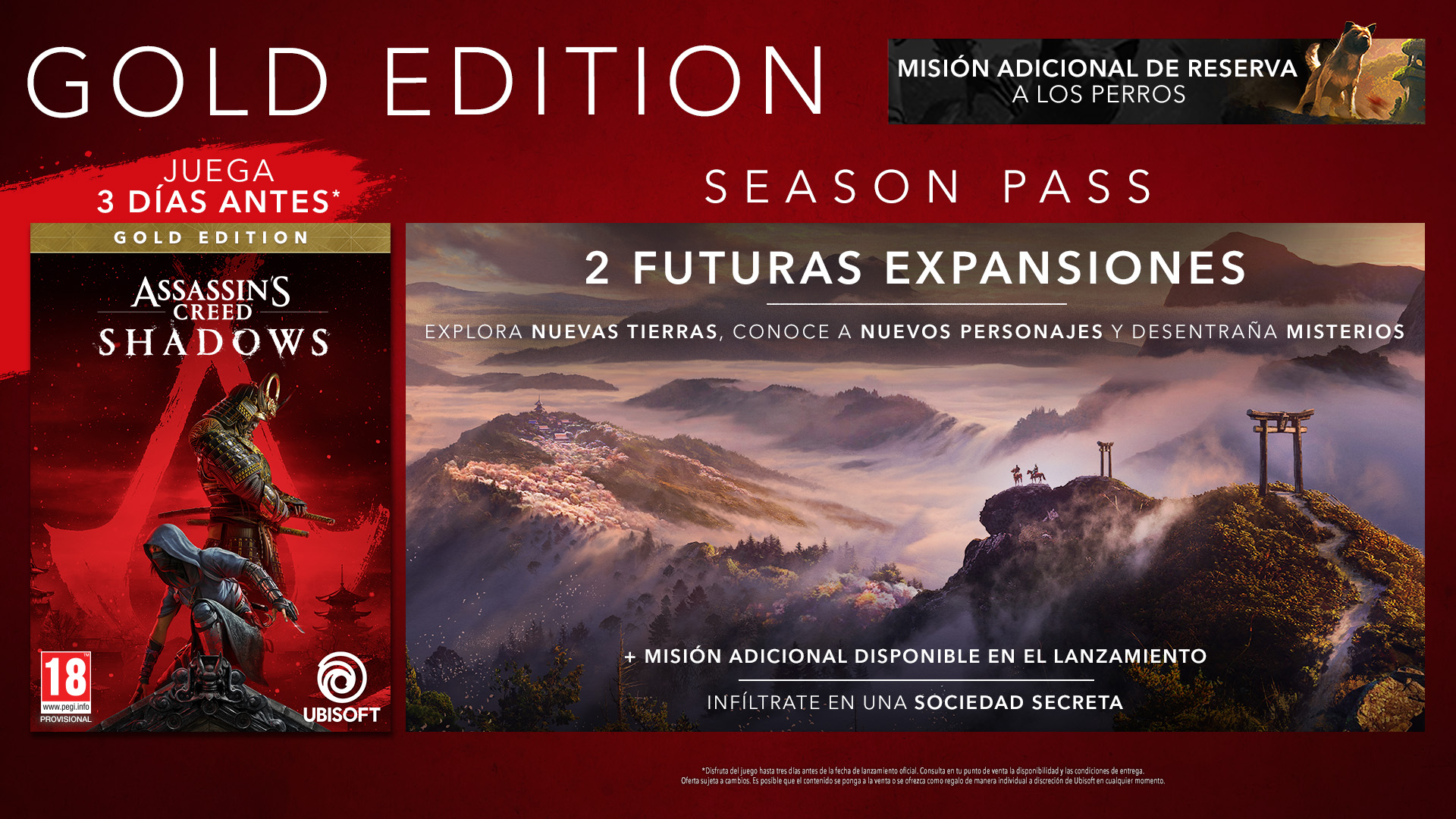 PS5 Assassins Creed: Shadows Gold Edition