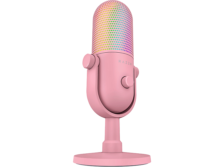 Thumbnail - RAZER Seiren V3 Chroma - RGB-USB Tap-to-Mute Mikrofon, Quartz