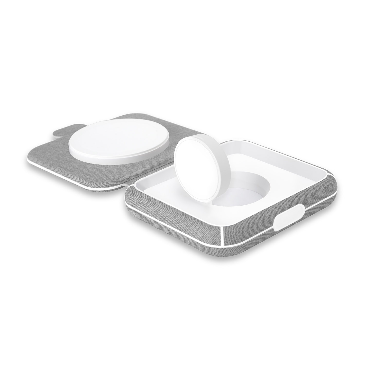 Caricatore Magsafe SBS PowerGo 2in1 15W MFi da 15W, Grigio