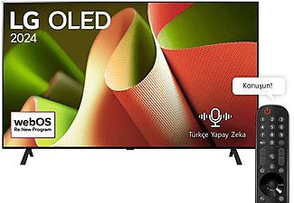 LG OLEDB46 65 inç 165 Ekran 4K Smart AI Sihirli Kumanda Dolby Vision webOS24 OLED TV