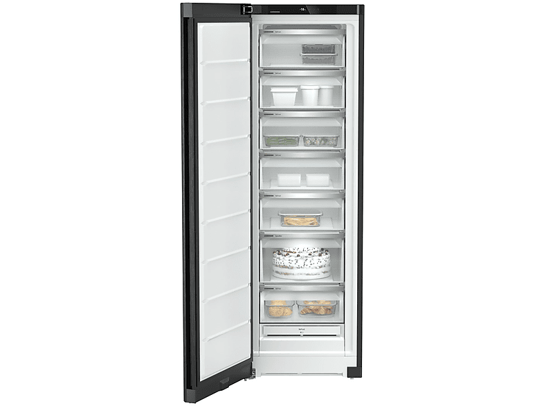 Liebherr SFNbdd 5227 Gefrierschrank (D, 277 l, 1855 mm hoch, No Frost (verminderte Eisbildung), BlackSteel)