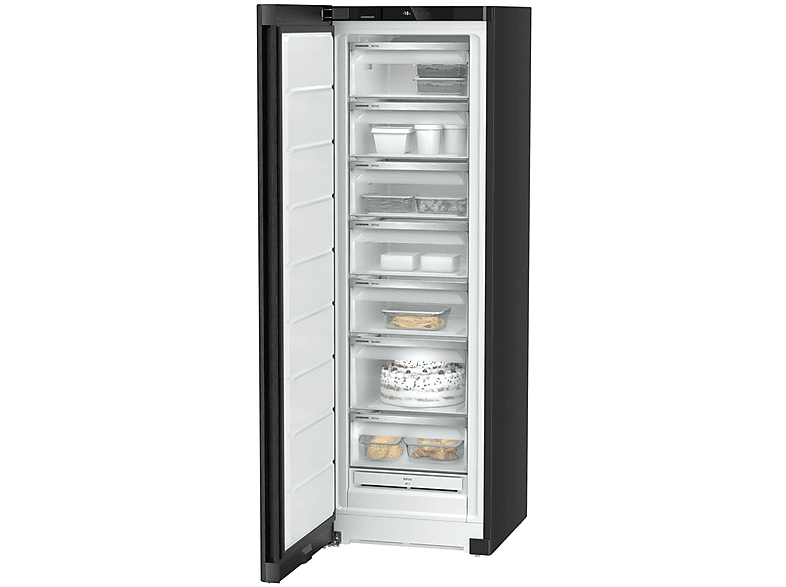 Liebherr SFNbdd 5227 Gefrierschrank (D, 277 l, 1855 mm hoch, No Frost (verminderte Eisbildung), BlackSteel) — Foto 2 von 4