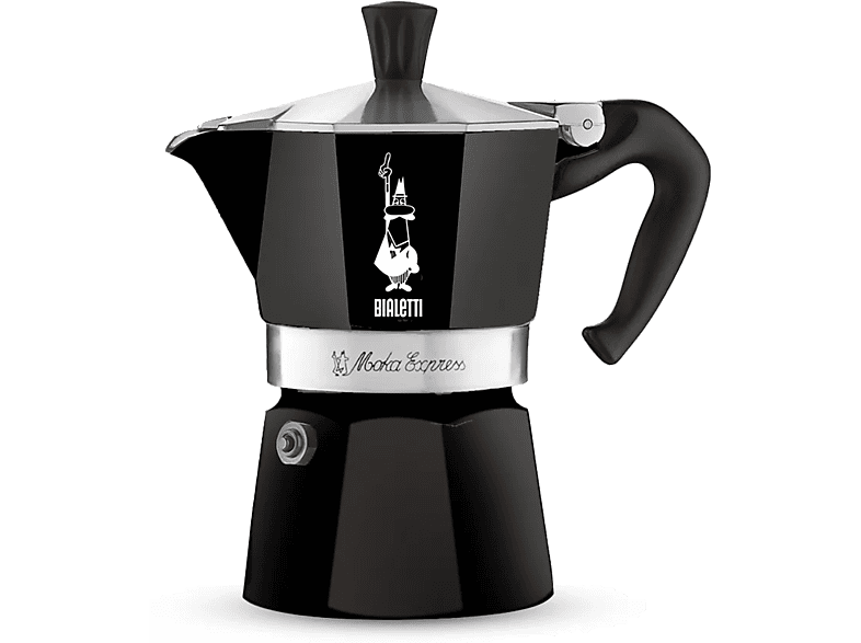 BIALETTI Moka Express kotyogós fekete 1 adagos