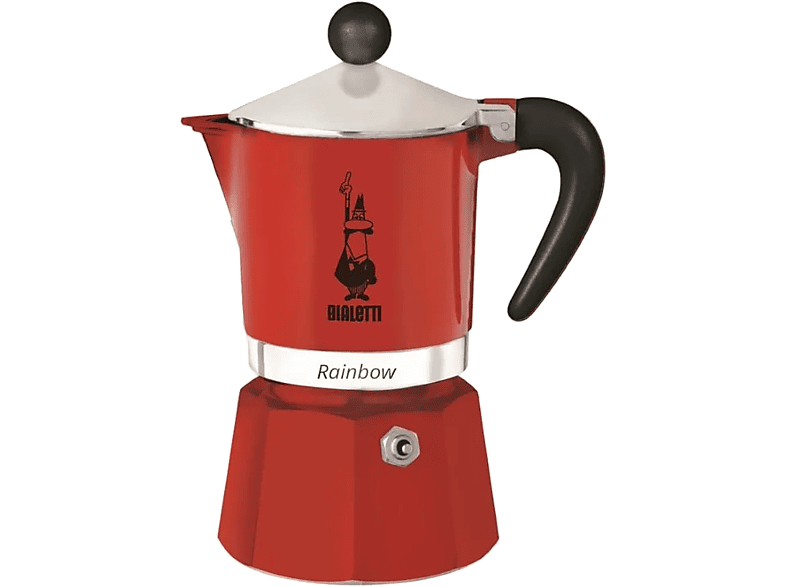 BIALETTI Rainbow kotyogós piros 1adagos