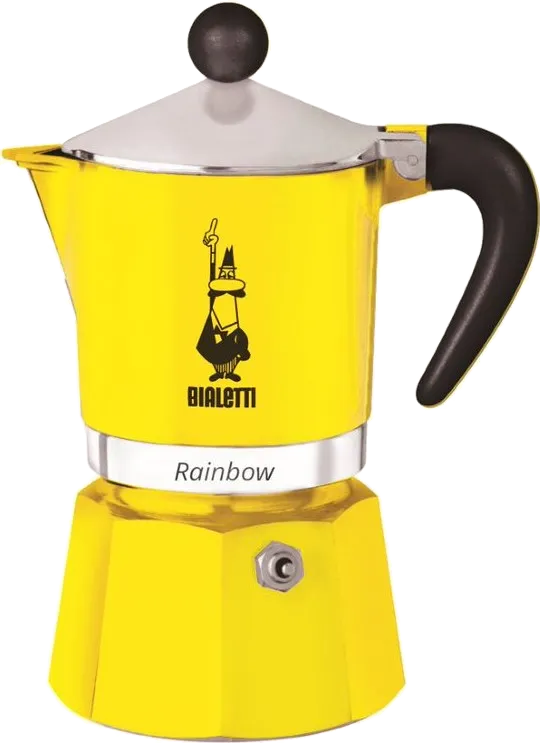 BIALETTI Rainbow kotyogós sárga 1adagos