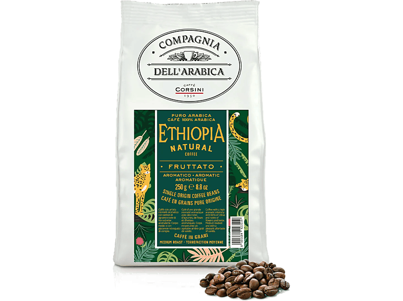 MELITTA Caffe Corsini Ethiopia Harenna Forest Wild Coffee Çekirdek Kahve