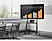 HAMA Trolly 49-100" görgős TV állvány, fekete (220875)