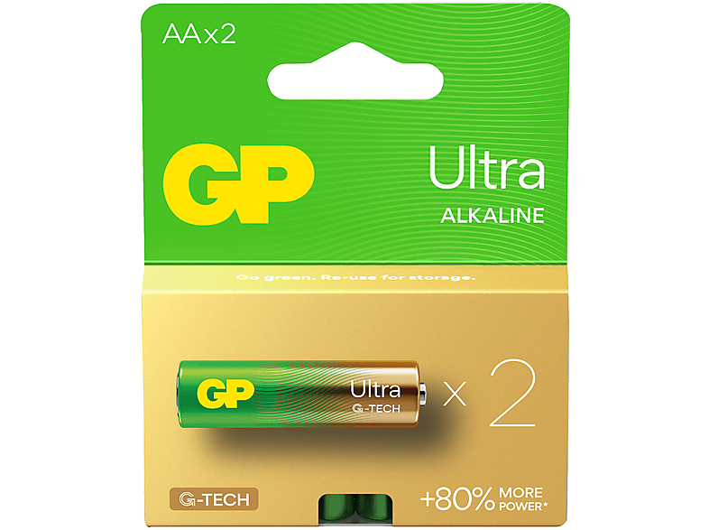 GP 2X Ultra Alkalin AA Boy Kalem Pil