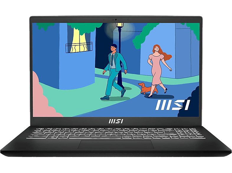 MSI Modern 15 B12MO-859 9S7-15H112-859 Laptop (15,6" FHD/Core i5/16GB/512 GB SSD/Win11H)