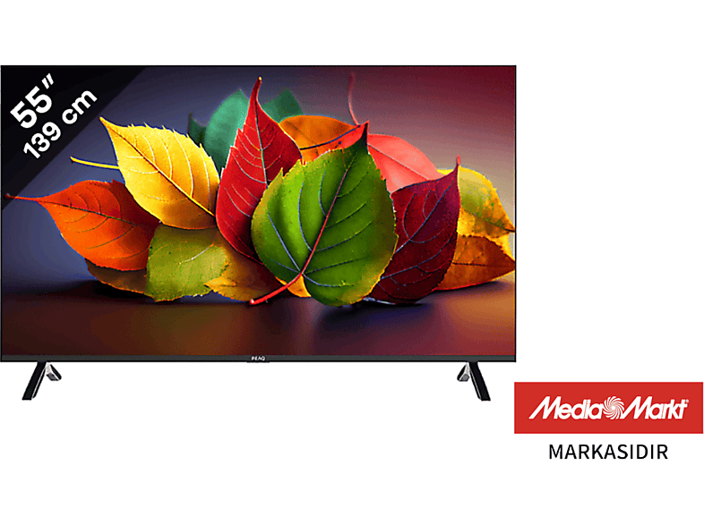 PEAQ PQ55FMN25 55 inç 139 Ekran Dahili Uydu Alıcılı Smart WebOS 4K UHD LED TV