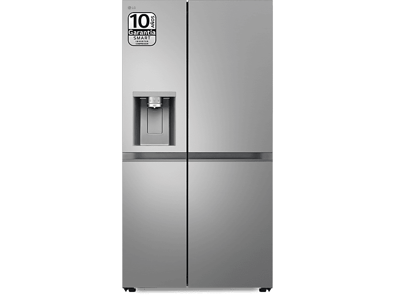 REACONDICIONADO Seminuevo Excelente Frigorífico americano - LG GSLE81PYBC, No Frost, 179 cm, 628 l, DoorCooling+™, SpacePlus™, Inox antihuellas