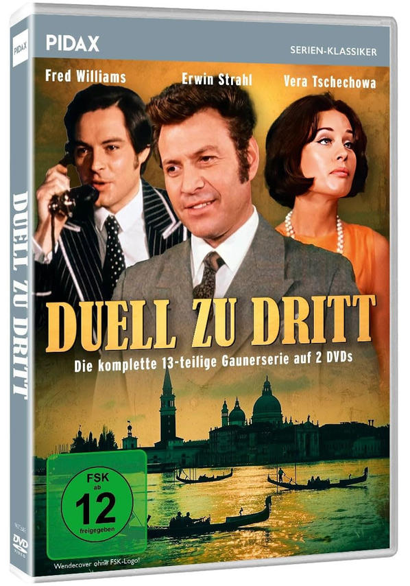 Eine DVD-Hülle mit Schauspielern auf dem Cover, ein Filmplakat.