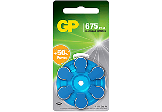 GP 6X ZA675 Boy 1.4V Düğme Kulaklık Pili