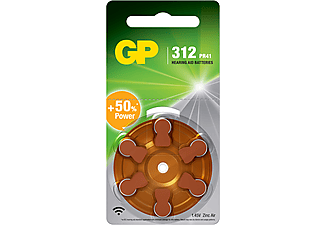 GP 6X ZA312 Boy 1.4V Düğme Kulaklık Pili_0