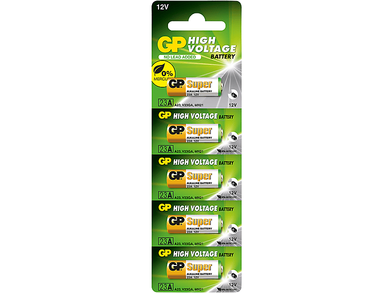 Gp 5X 23A Boy 12V Yüksek Voltaj Alkalin Pil