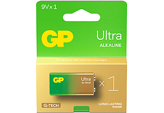 GP 1X Ultra Alkalin 9V Boy Kare Pil