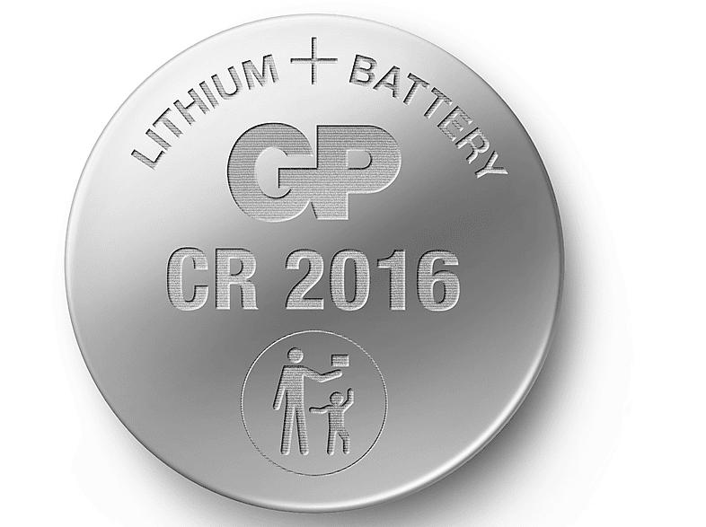 GP 1X CR2016 Boy 3V Lityum Düğme Pil_1