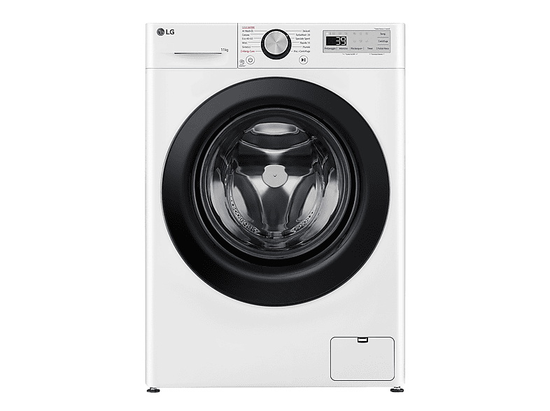 LG F4R3P11Nswb AI DD Lavatrice, Caricamento frontale, 11 kg, 56,5 cm, Classe A