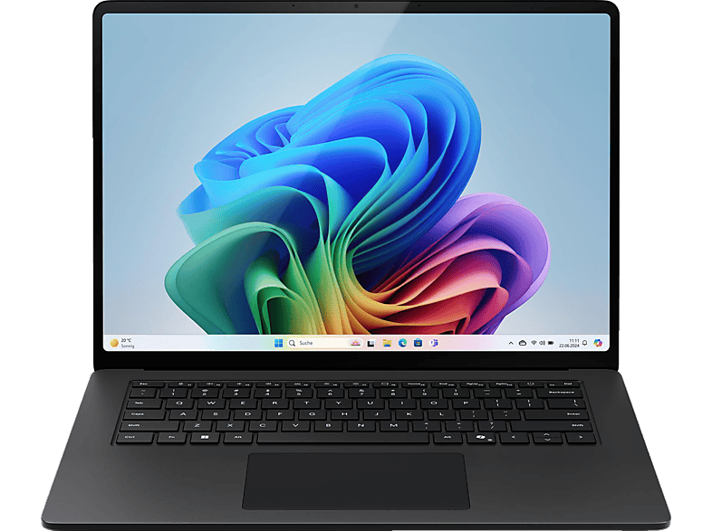 MICROSOFT Surface Laptop, Copilot+ PC, 7. Edition - 15 Zoll Qualcomm Snapdragon X Elite X1E-80-100 16 GB 1 TB Adreno™ Onboard Graphics Windows 11 Home