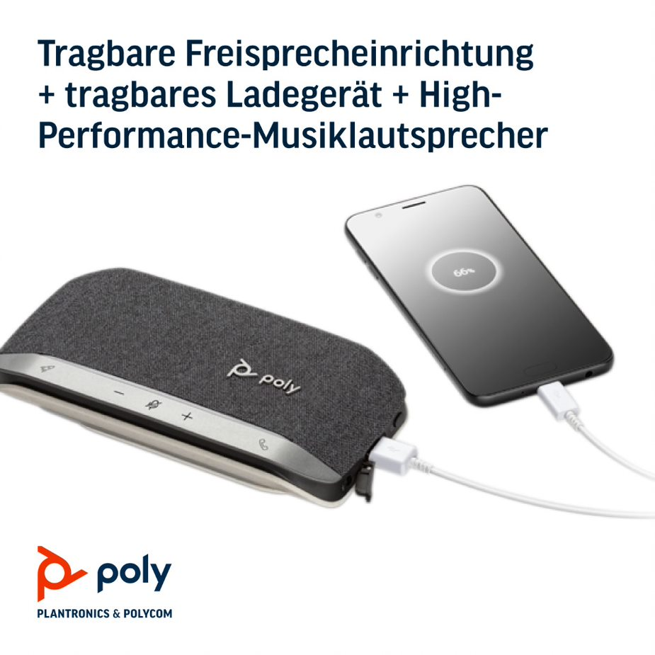 POLY Sync20  Konferenzlautsprecher Bluetooth Grau