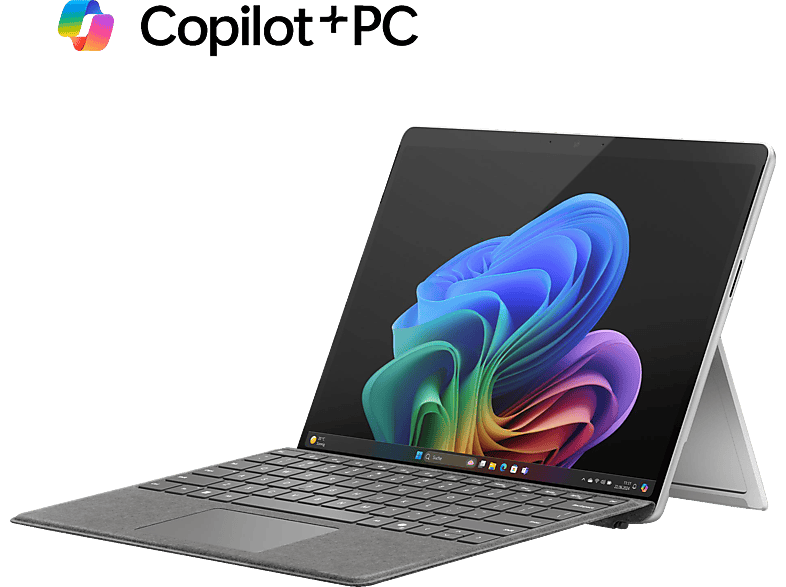 MICROSOFT Surface Pro, Copilot+ PC, 11. Edition, OLED - 13 Zoll - Qualcomm Snapdragon X Elite X1E-78-100 - 16 GB - 512 GB - Qualcomm Adreno™ Onboard Graphics - Windows 11 Home