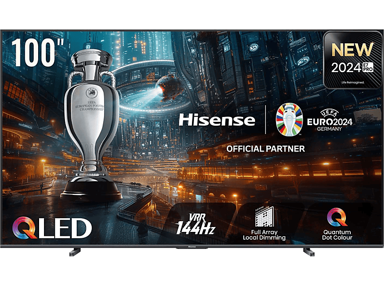 TV QLED 100" - Hisense 100E7NQ Pro