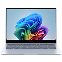 MediaMarkt SAMSUNG Galaxy Book4 Edge Blauw - 14 inch - Qualcomm X Elite - 16 GB - 512 GB - Copilot+ PC aanbieding