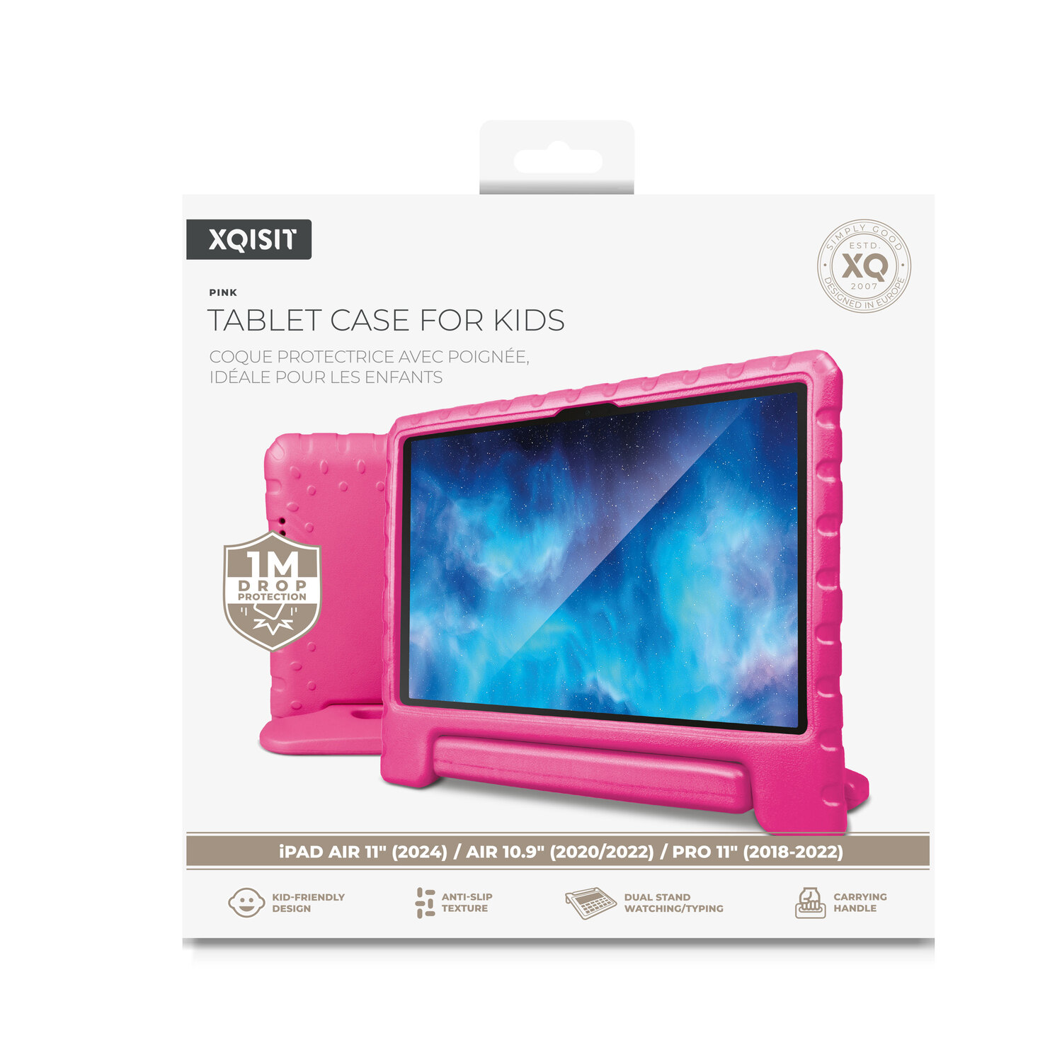 XQISIT Cover iPad Air 10.9'' Kids Rose (600847)