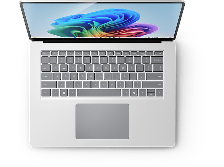 MICROSOFT Surface Laptop 7th Edition, Copilot+ PC, 15 Zoll, Qualcomm® Snapdragon® X Elite, 16 GB RAM, 256 GB SSD, Windows 11 Home (64 Bit), Adreno™ Onboard Graphics, Platin — Foto 5 von 5