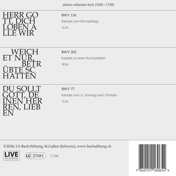 Noten mit deutschem Text, darunter 'Herr Gott, Dich loben wir' und andere religiöse Lieder.
