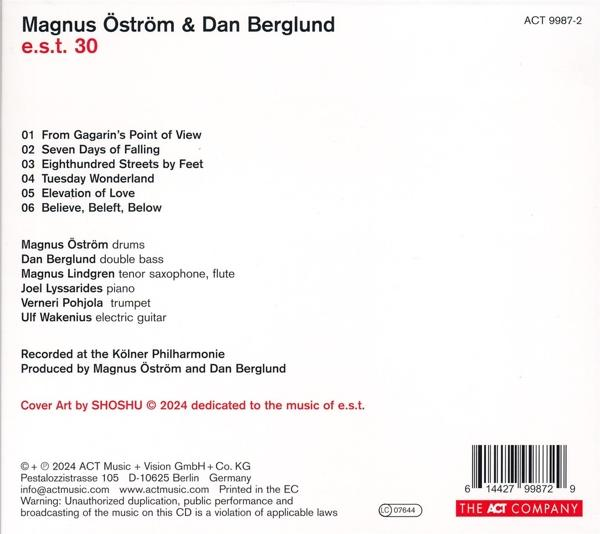 CD-Cover mit Text und Barcode. Der Text listet Songtitel und Credits für die Musik auf.