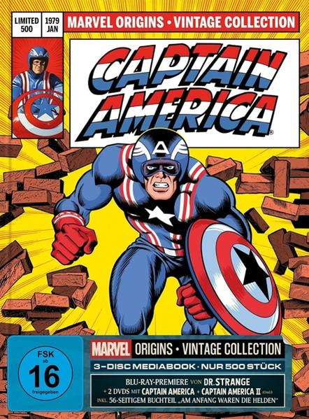 Marvel Origins | Captain America I+II + Dr. Strang Blu-ray