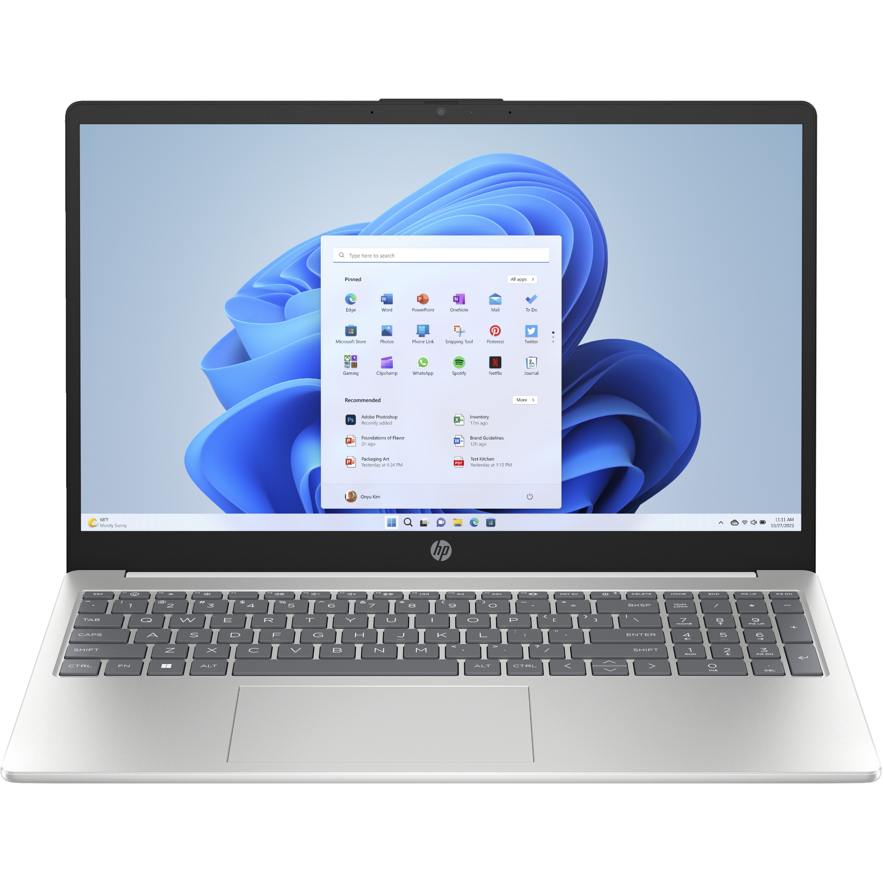 Portátil - HP 15-fd0065ns, 15.6" Full HD, Intel Core i3-N305, 8GB RAM, 512GB SSD, Gráficos Intel® UHD, Windows 11 H, Azul