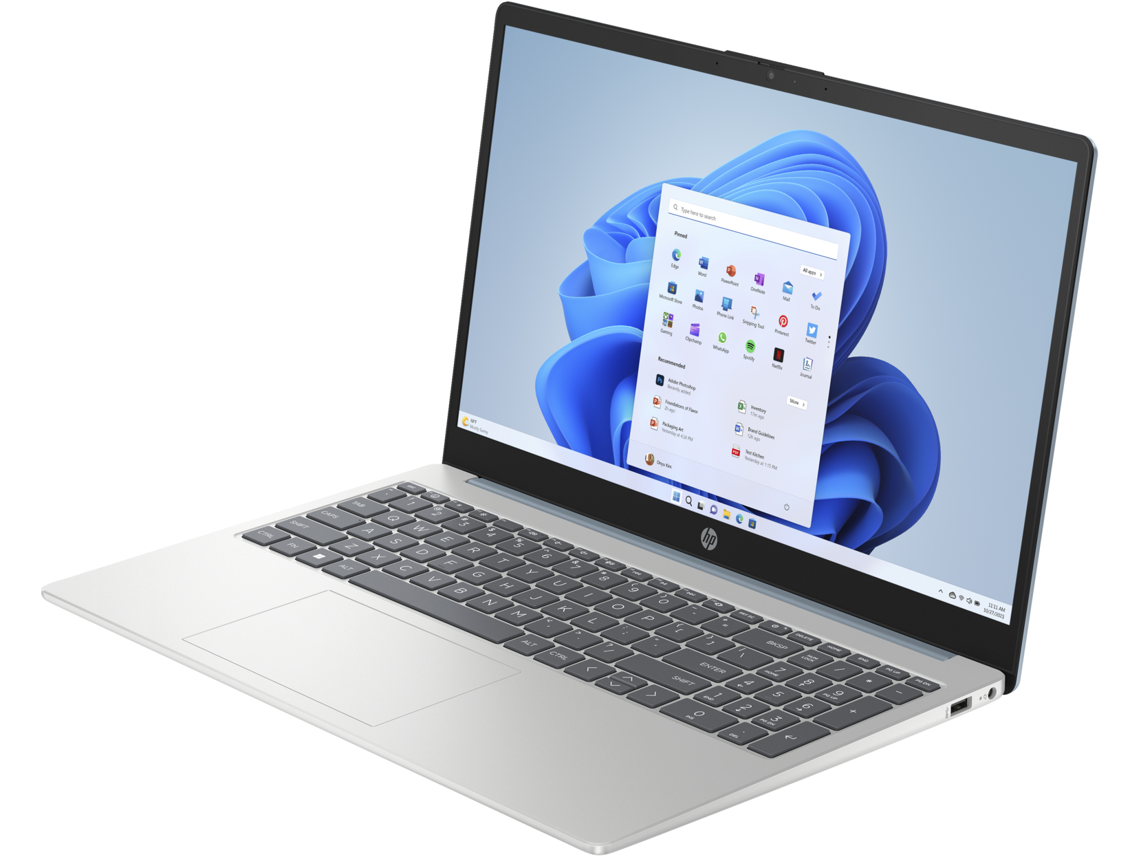 Portátil - HP 15-fd0065ns, 15.6" Full HD, Intel Core i3-N305, 8GB RAM, 512GB SSD, Gráficos Intel® UHD, Windows 11 H, Azul