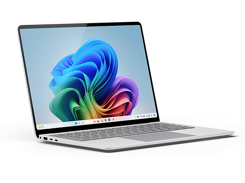 Microsoft Surface Laptop Copilot+PC, 13,8", processore Qualcomm Snapdragon X Plus X1P-64-100, Qualcomm Adreno, 16 GB, 256 GB Ssd, Platinum Notebook
