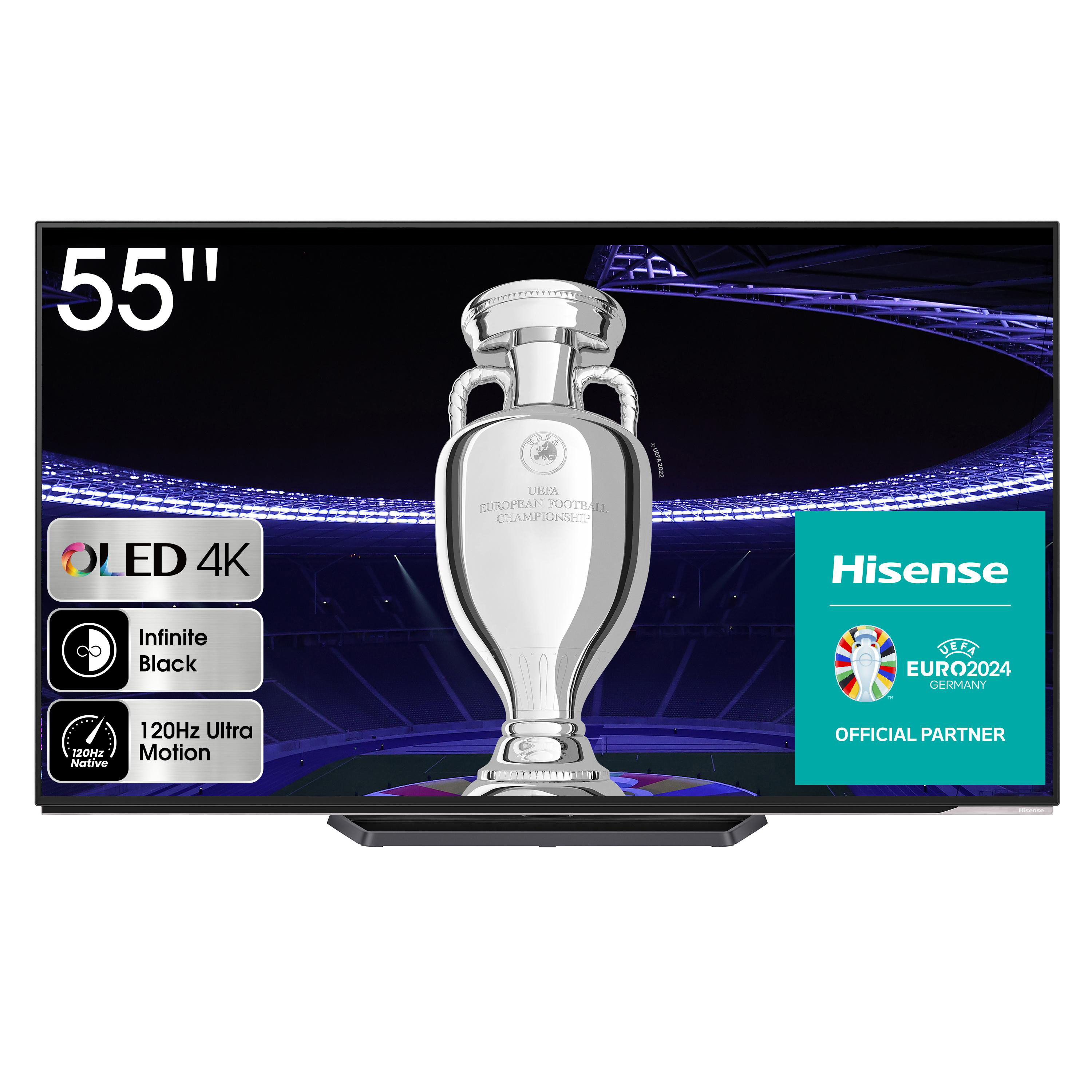 HISENSE 55A85K OLED TV (Flat, 55 Zoll / 139 cm, OLED 4K, SMART TV, VIDAA U)