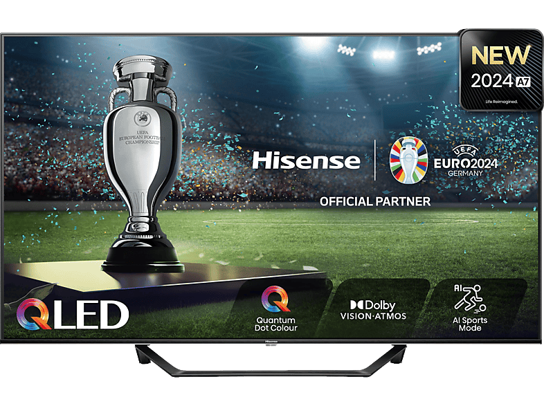 HISENSE 65A7NQ QLED TV (Flat, 65 Zoll / 164 cm, UHD 4K, SMART TV ...