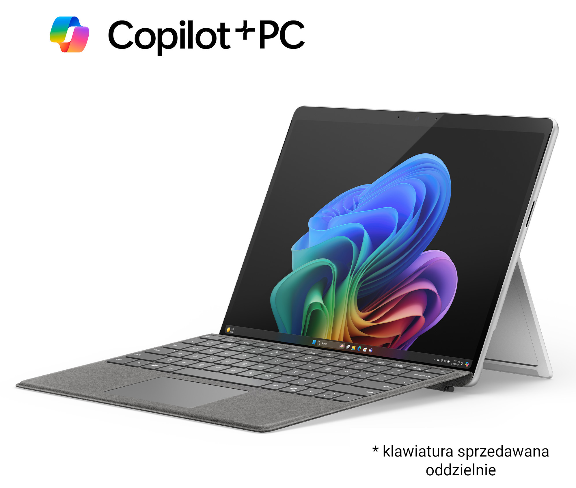 Laptop/Tablet 2w1 MICROSOFT Surface Pro, Copilot+ PC, 11. edycja
