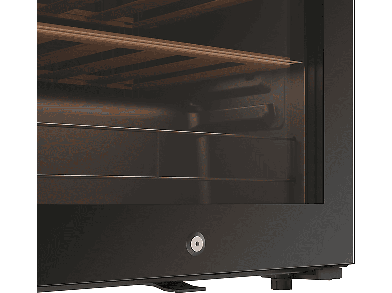 Haier HWS58GGH1 Weinklimaschrank (150 l, 147 kWh, EEK: G, Schwarz, Anzahl Flaschen: 58) — Foto 2 von 5