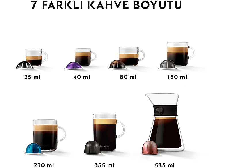 NESPRESSO Vertuo Next Premium Kapsüllü Kahve Makinesi Kahverengi_2