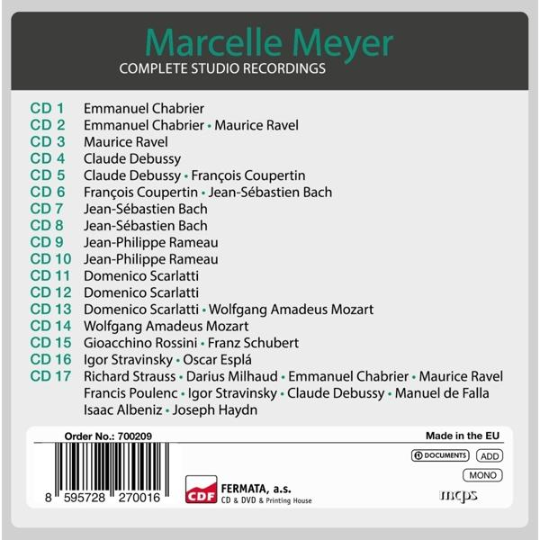 CD-Hülle mit Text für einen Musiker. Der Hintergrund ist weiß.